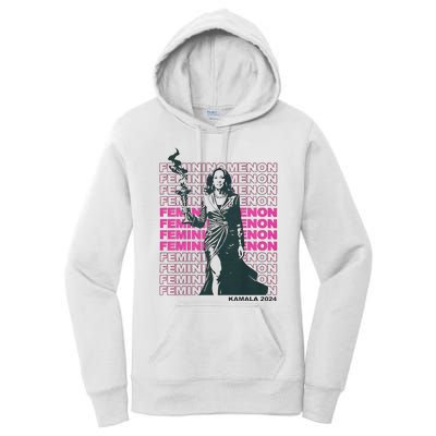 What We Really Need Is A Femininomenon Tees Femininomenon Kamala Harris 2024 Women's Pullover Hoodie