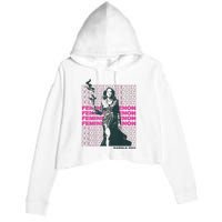 What We Really Need Is A Femininomenon Tees Femininomenon Kamala Harris 2024 Crop Fleece Hoodie