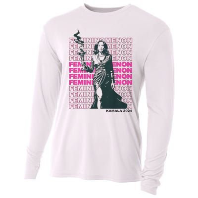 What We Really Need Is A Femininomenon Tees Femininomenon Kamala Harris 2024 Cooling Performance Long Sleeve Crew