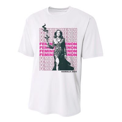 What We Really Need Is A Femininomenon Tees Femininomenon Kamala Harris 2024 Performance Sprint T-Shirt