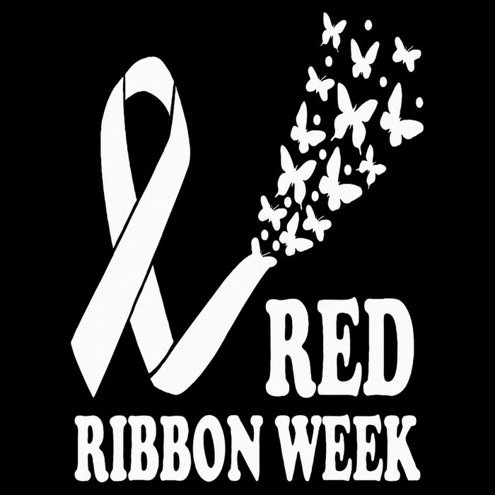 We Wear Red Ribbon Week Drug free Red Ribbon Week Awareness Impact Tech Backpack