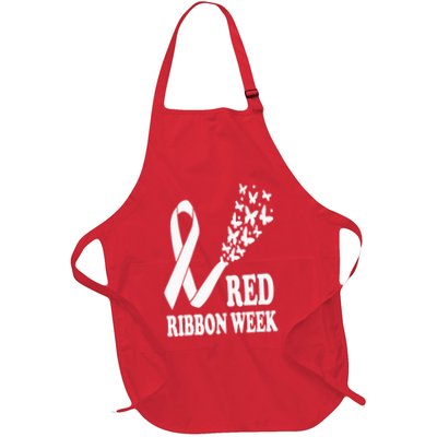 We Wear Red Ribbon Week Drug free Red Ribbon Week Awareness Apron