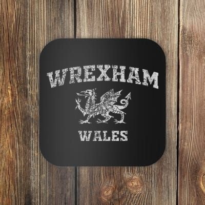 Wrexham Wales Retro Vintage Coaster