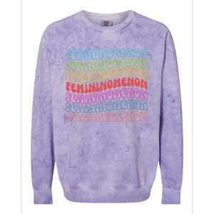 What We Really Need Is A Femininomenon Colorblast Crewneck Sweatshirt