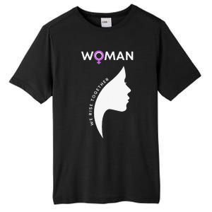 Woman We Rise Together, Gender Equality, Women's Rights Tall Fusion ChromaSoft Performance T-Shirt