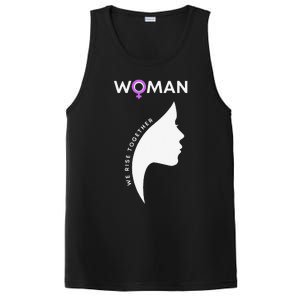 Woman We Rise Together, Gender Equality, Women's Rights PosiCharge Competitor Tank