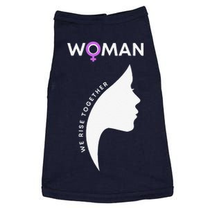 Woman We Rise Together, Gender Equality, Women's Rights Doggie Tank