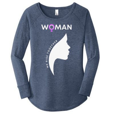 Woman We Rise Together, Gender Equality, Women's Rights Women's Perfect Tri Tunic Long Sleeve Shirt