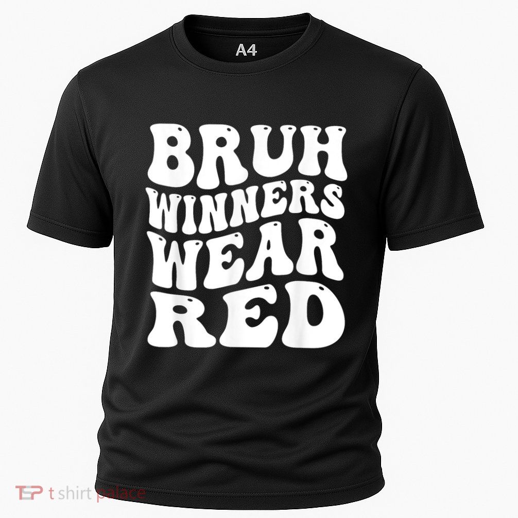 Winners Wear Red Team Spirit Week Game Sports Day Groovy Cooling Performance Crew T-Shirt