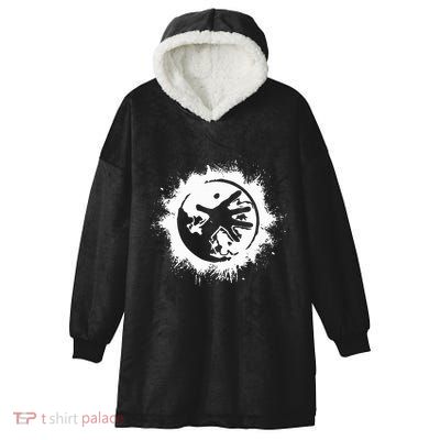 Wow Warlock Role Playing Gamer Hooded Wearable Blanket