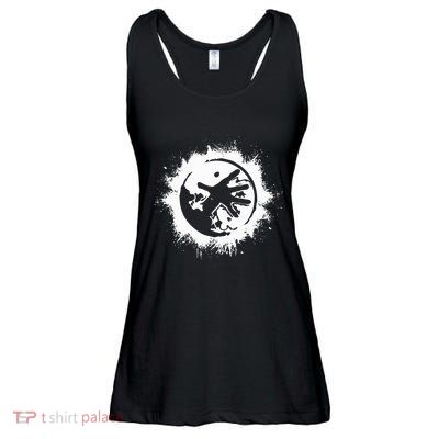 Wow Warlock Role Playing Gamer Ladies Essential Flowy Tank