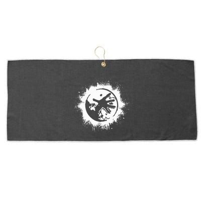 Wow Warlock Role Playing Gamer Large Microfiber Waffle Golf Towel