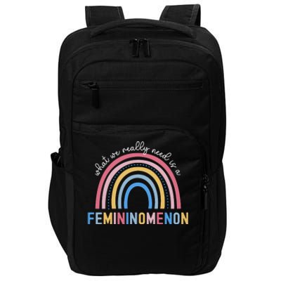 What We Really Need Is A Demininity Rainbow Impact Tech Backpack