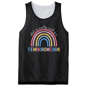 What We Really Need Is A Demininity Rainbow Mesh Reversible Basketball Jersey Tank