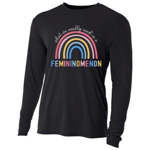 What We Really Need Is A Demininity Rainbow Cooling Performance Long Sleeve Crew