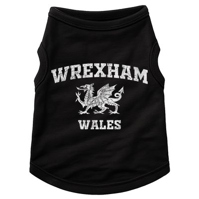 Wrexham Wales Retro Vintage Doggie Tank