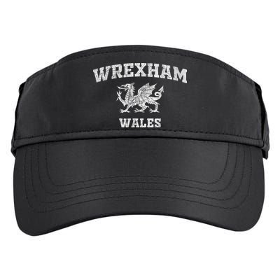 Wrexham Wales Retro Vintage Adult Drive Performance Visor