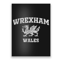 Wrexham Wales Retro Vintage Poster
