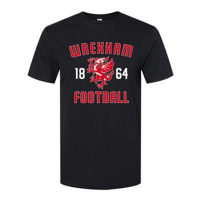 Wrexham Wales Rampant Welsh Dragon Softstyle® CVC T-Shirt