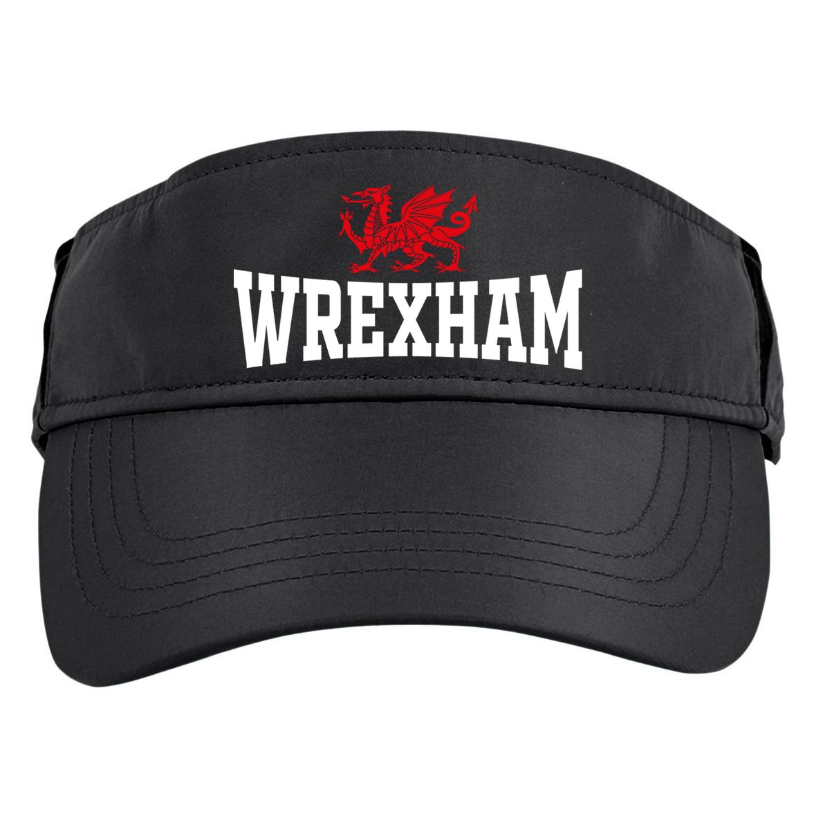 Wrexham Wales Red Dragon Wrecsam Adult Drive Performance Visor