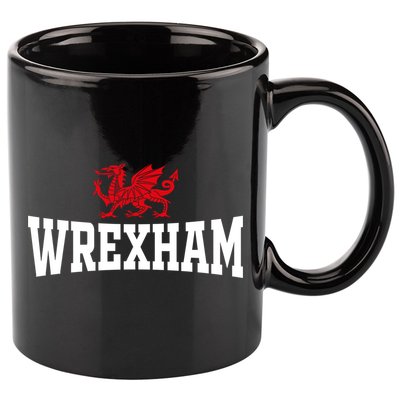 Wrexham Wales Red Dragon Wrecsam 11oz C Handle Ceramic Mug