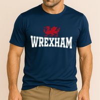 Wrexham Wales Red Dragon Wrecsam Cooling Performance Crew T-Shirt