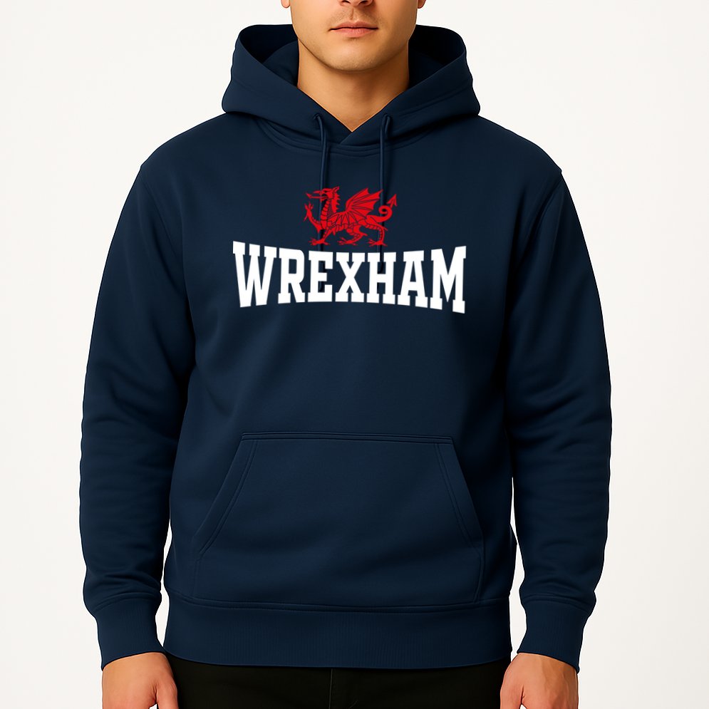 Wrexham Wales Red Dragon Wrecsam Hoodie