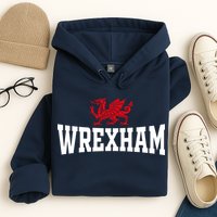 Wrexham Wales Red Dragon Wrecsam Hoodie