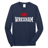 Wrexham Wales Red Dragon Wrecsam Long Sleeve Shirt