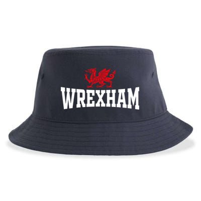 Wrexham Wales Red Dragon Wrecsam Sustainable Bucket Hat