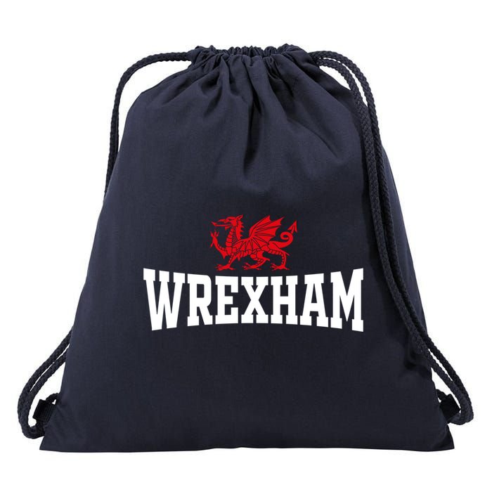 Wrexham Wales Red Dragon Wrecsam Drawstring Bag