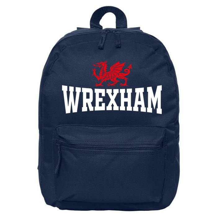 Wrexham Wales Red Dragon Wrecsam 16 in Basic Backpack