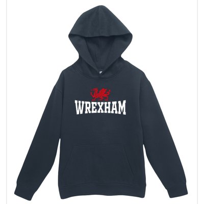 Wrexham Wales Red Dragon Wrecsam Urban Pullover Hoodie