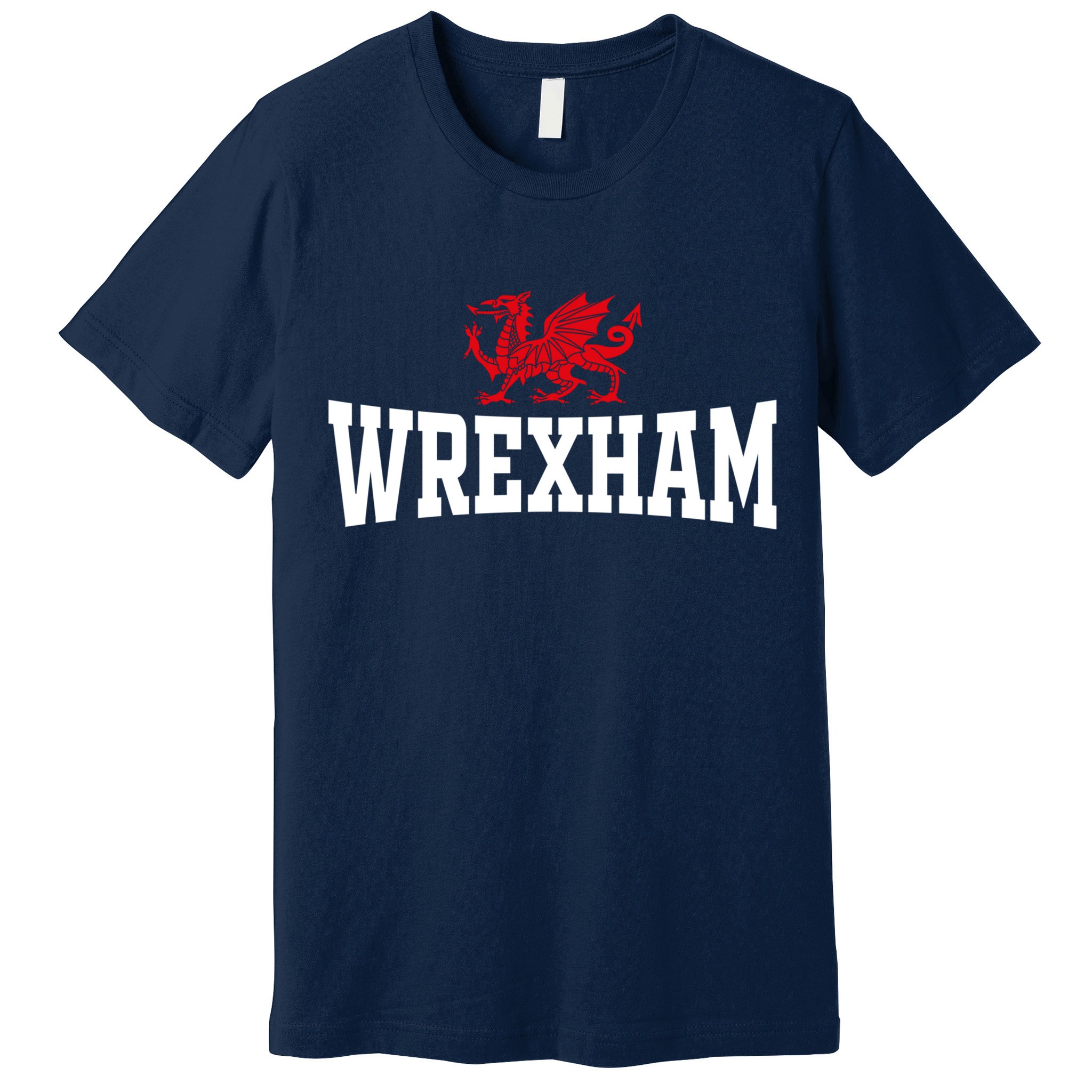 Wrexham Wales Red Dragon Wrecsam Premium T-Shirt