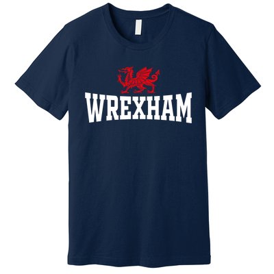 Wrexham Wales Red Dragon Wrecsam Premium T-Shirt