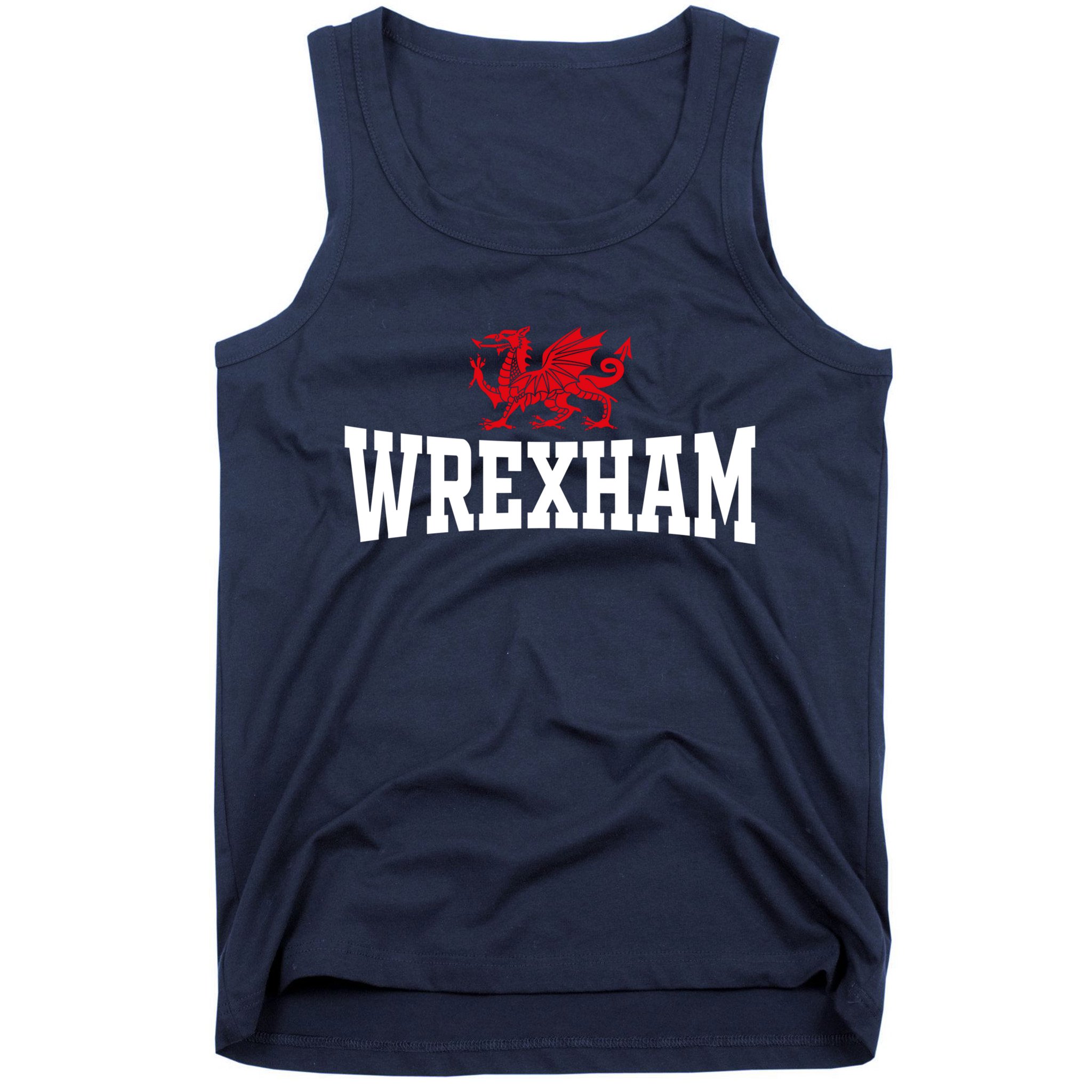 Wrexham Wales Red Dragon Wrecsam Tank Top