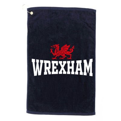 Wrexham Wales Red Dragon Wrecsam Golf Towel