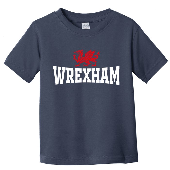 Wrexham Wales Red Dragon Wrecsam Toddler T-Shirt