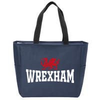 Wrexham Wales Red Dragon Wrecsam Zip Tote Bag