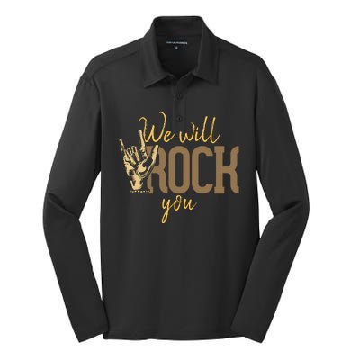 We Will Rock You Silk Touch Performance Long Sleeve Polo