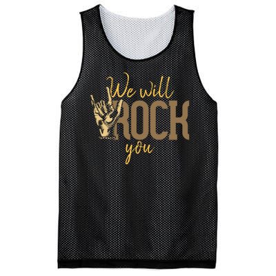 We Will Rock You Mesh Reversible Basketball Jersey Tank