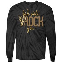 We Will Rock You Tie-Dye Long Sleeve Shirt