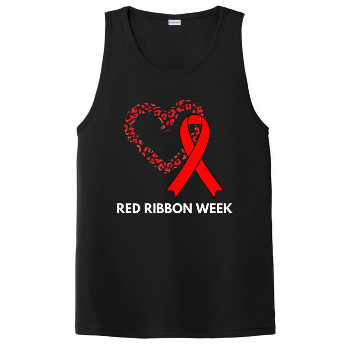 We Wear Red For Red Ribbon Week Awareness PosiCharge Competitor Tank