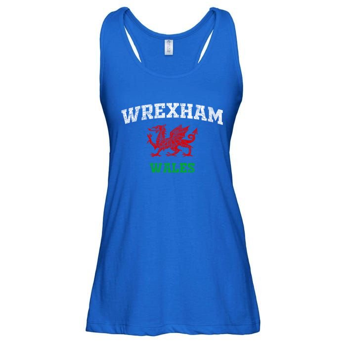 Wrexham Wales Retro Vintage Ladies Essential Flowy Tank