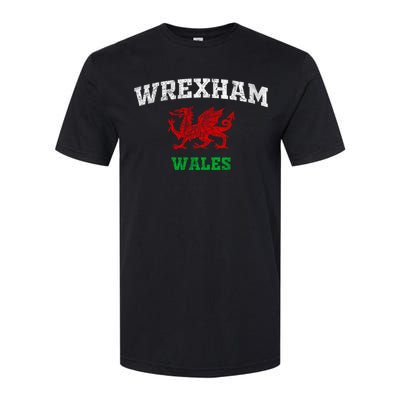 Wrexham Wales Retro Vintage Softstyle CVC T-Shirt