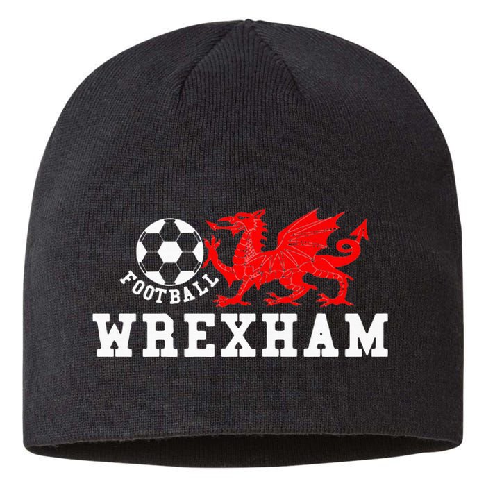 Wrexham Wales Retro Vintage Sustainable Beanie