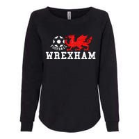 Wrexham Wales Retro Vintage Womens California Wash Sweatshirt