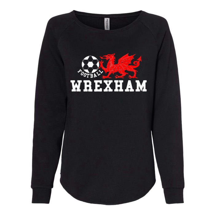 Wrexham Wales Retro Vintage Womens California Wash Sweatshirt