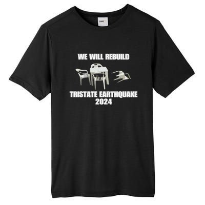 We Will Rebuild Earthquake 2024 Tristate Tall Fusion ChromaSoft Performance T-Shirt