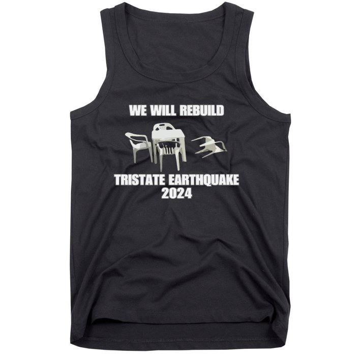 We Will Rebuild Earthquake 2024 Tristate Tank Top